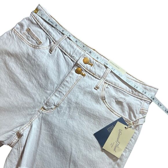 Universal threads vintage midi Jean shorts white size 12/31 - Picture 14 of 16